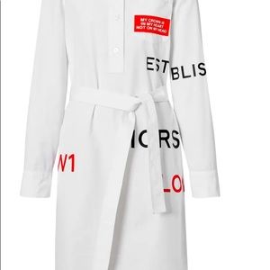 New Burberry Shirt Dress